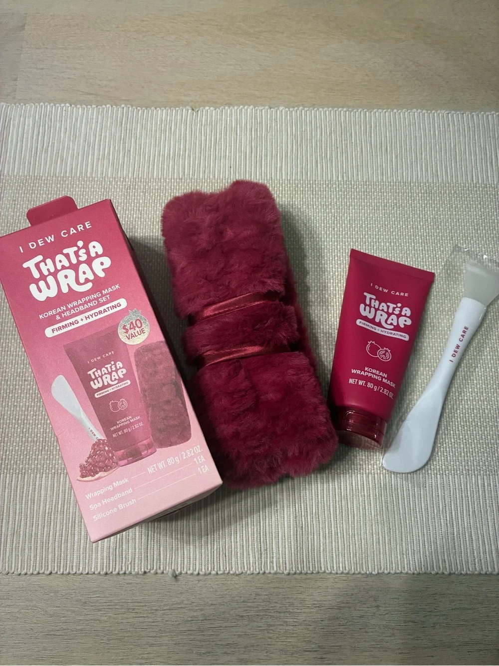 That's A Wrap - Collagen Peel Off Mask & Brush & Headband Set